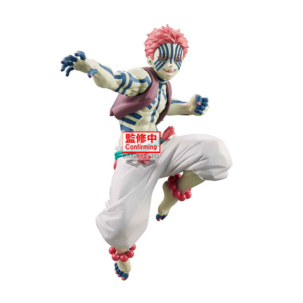 Figura Akaza Vibration Stars Demon Slayer Kimetsu No Yaiba 13 cm Frikytopia
