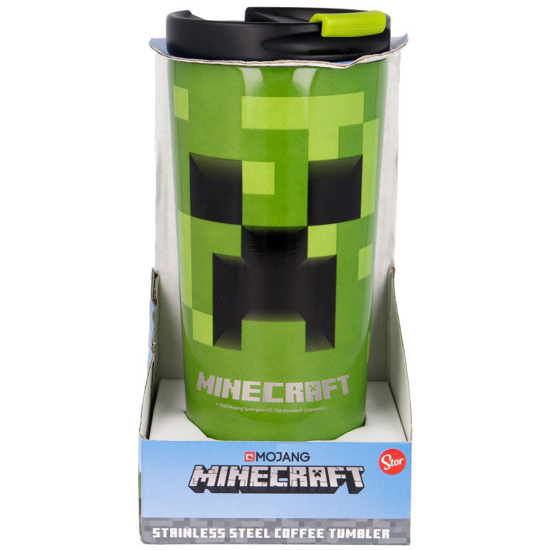 Vaso Termo Acero Inoxidable Minecraft 425ml Frikytopia