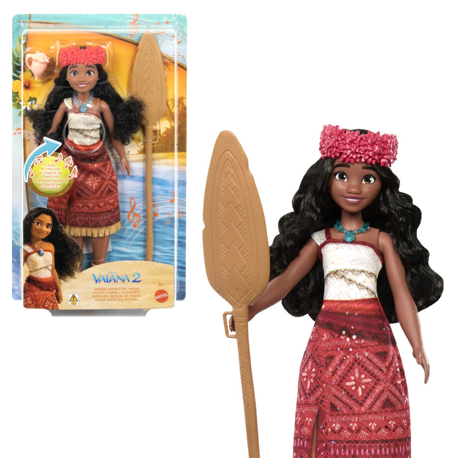 Muñeca cantarina Vaiana Moana 2 Disney Frikytopia