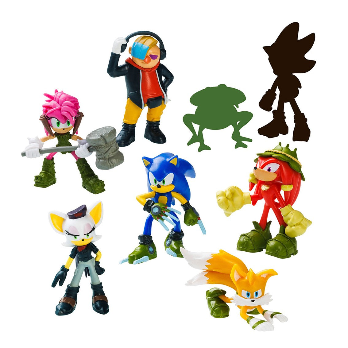 Surtido de figuras pack de 8 sonic Frikytopia