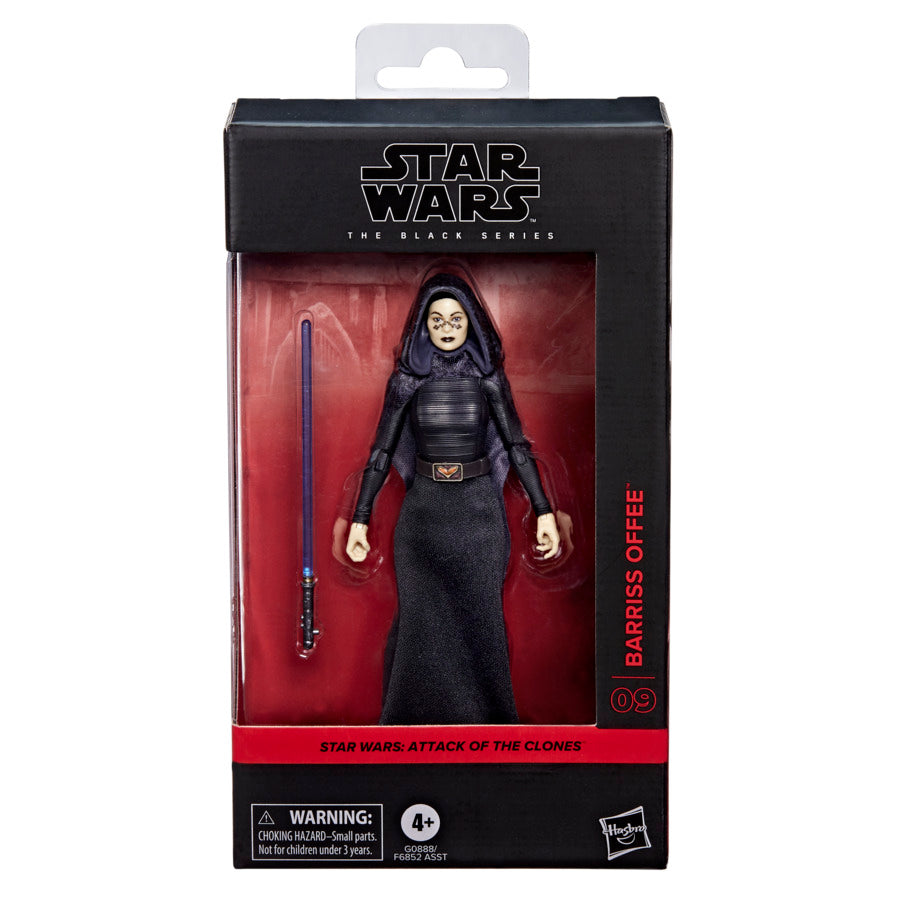 Figura hasbro star wars the black series attack of the clones barriss offee