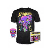 Funko Pop! & tee spiderman black light funko + camiseta talla xl — MARVEL