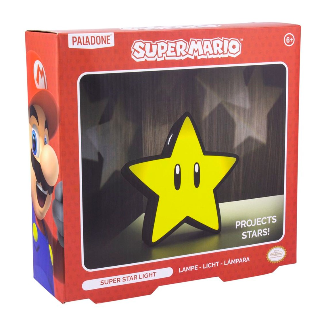 Lampara paladone super mario super estrella 25 cm Frikytopia