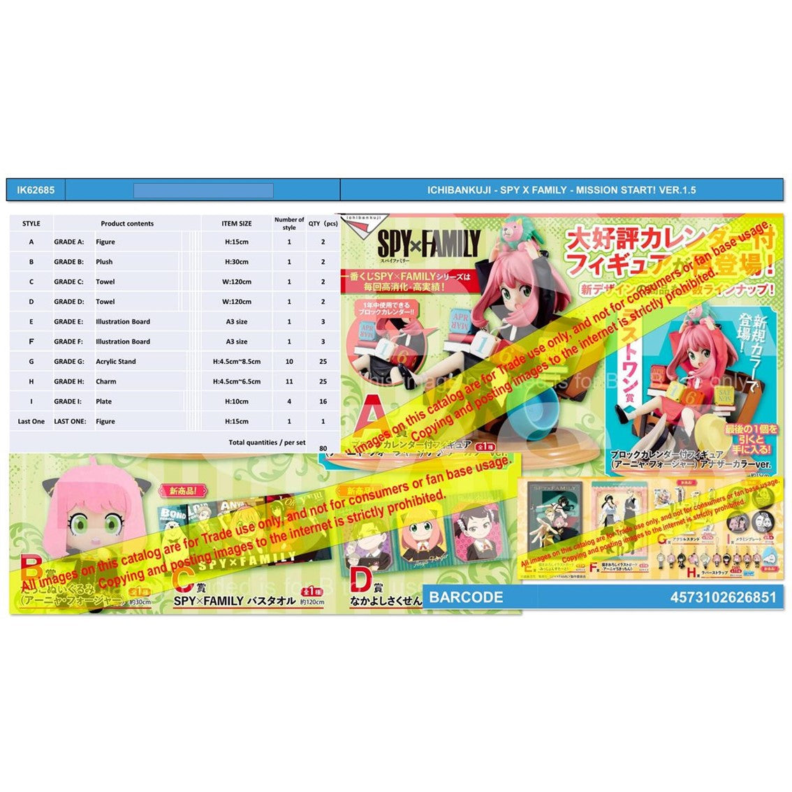 Ichiban kuji banpresto spy x family mission start! Frikytopia