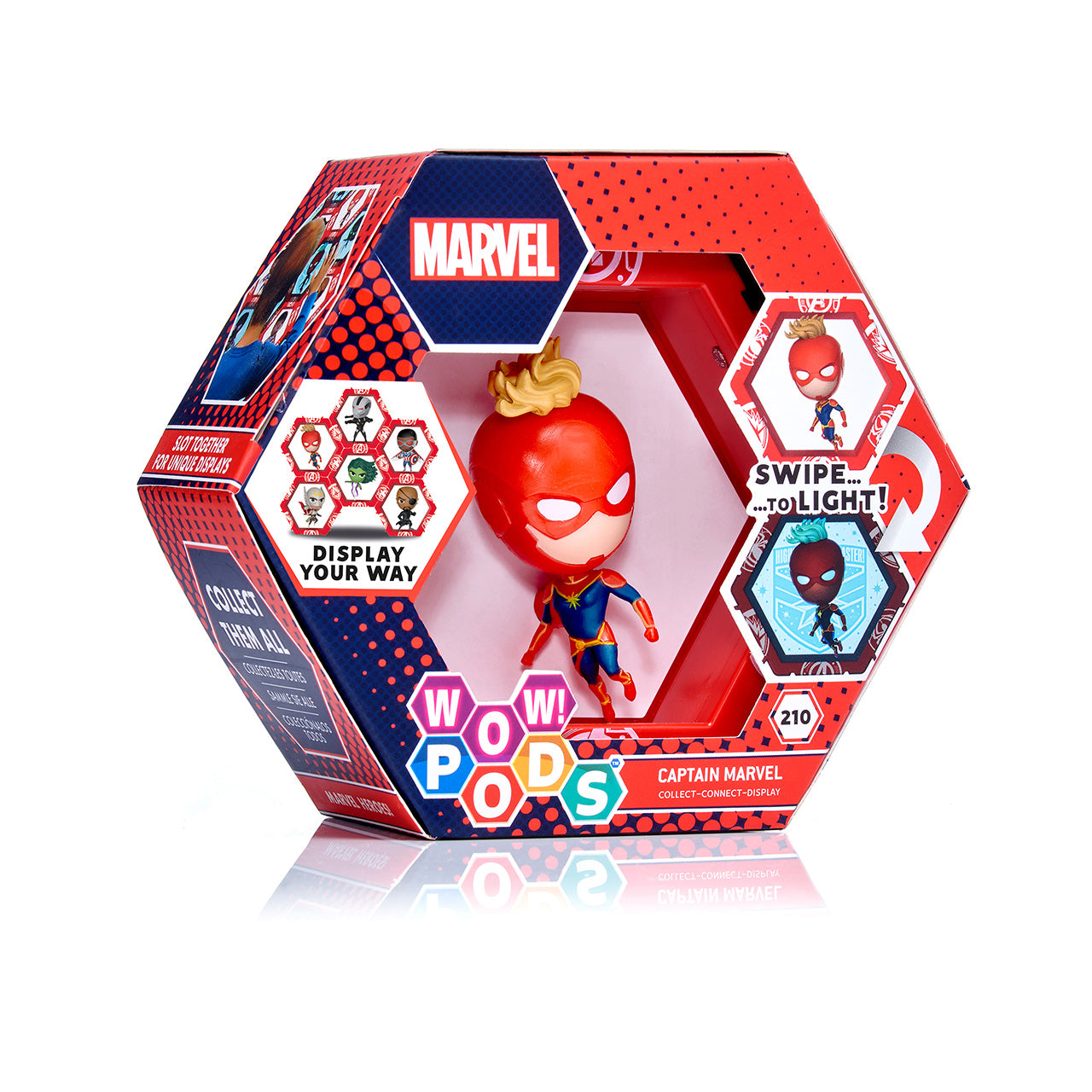 Figura wow! pod marvel - captain marvel Frikytopia