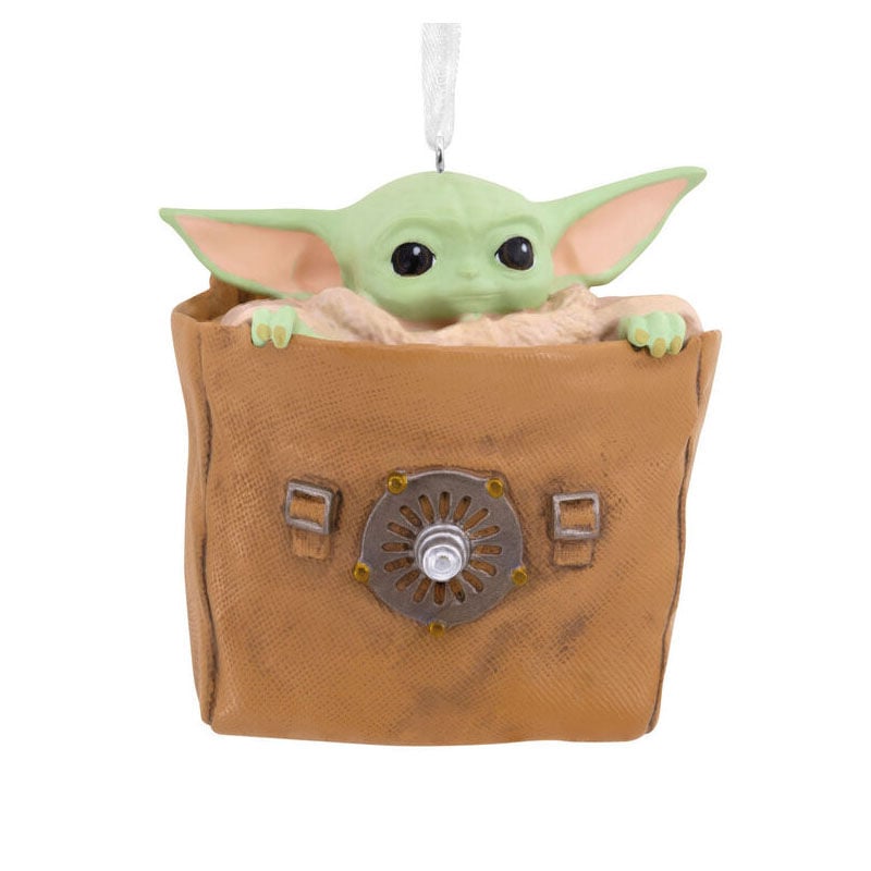 Figura decorativa grogu en bolsa resina 7 cm Frikytopia