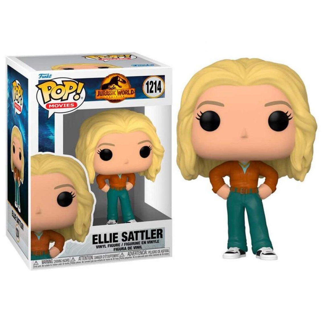 Funko pop cine jurassic park jurassic world dominion ellie sattler 62225 Frikytopia
