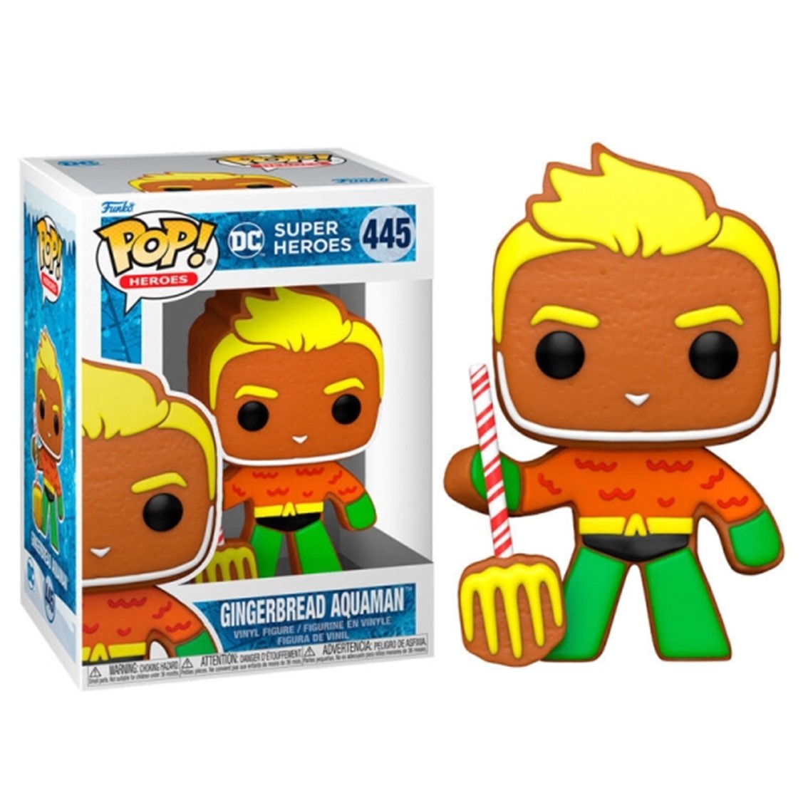 Funko pop dc comics super heroes gingerbread aquaman 64321 Frikytopia