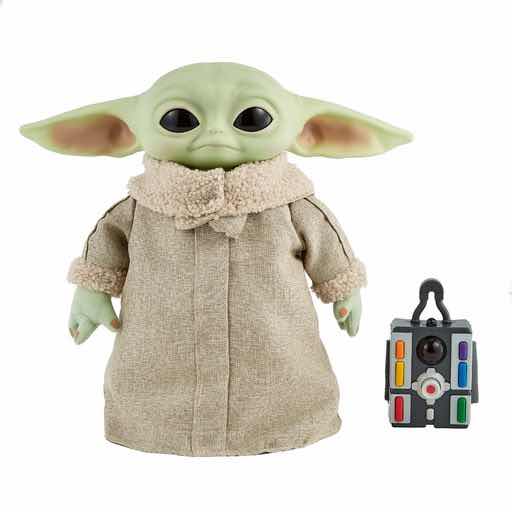 Peluche mattel el mandaloriano star wars baby yoda con control remoto Frikytopia