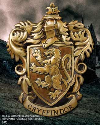 Escudo de pared the noble collection harry potter casa gryffindor resina 20 x 28 cm Frikytopia