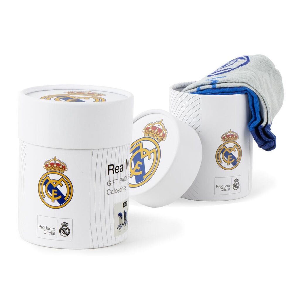 Set 3 calcetines Real Madrid adulto Frikytopia