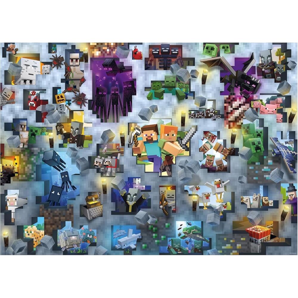 Puzzle Minecraft 1000pzs Frikytopia