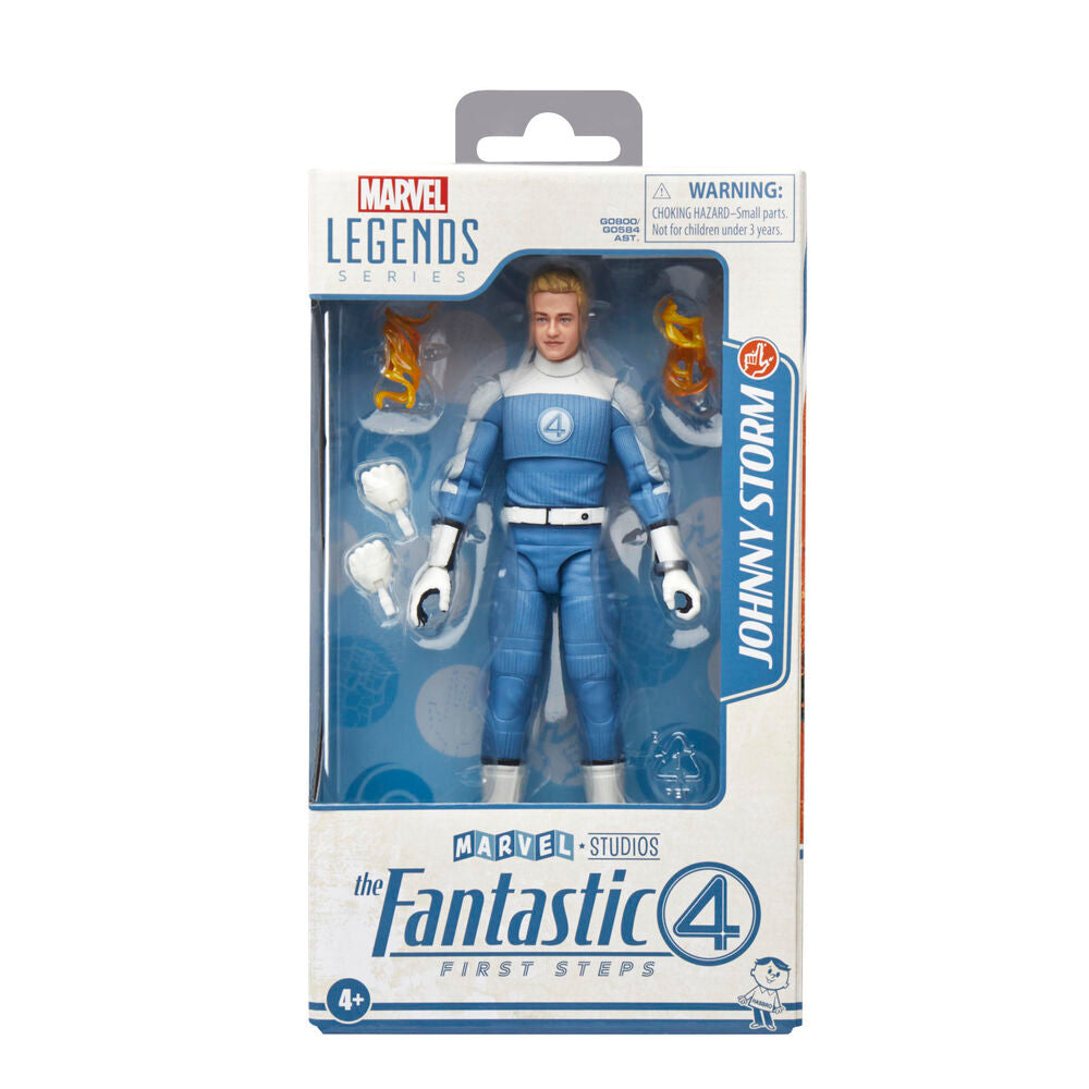Figura Johnny Storm los 4 Fantasticos Marvel 15 cm Frikytopia