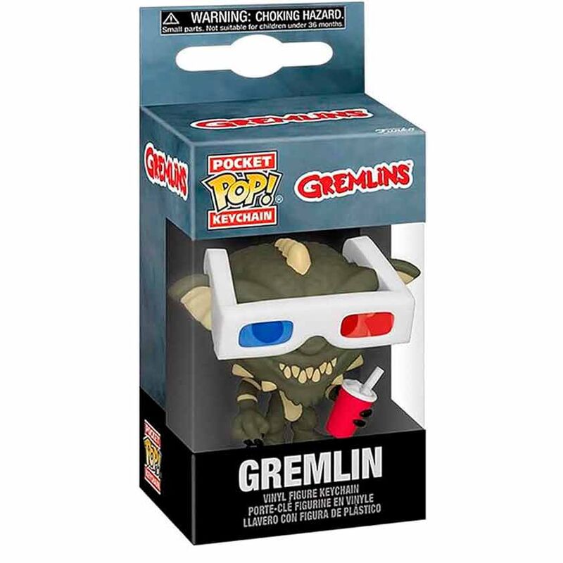 Llavero Pocket Gremlins Gremlin with 3D Glasses Frikytopia