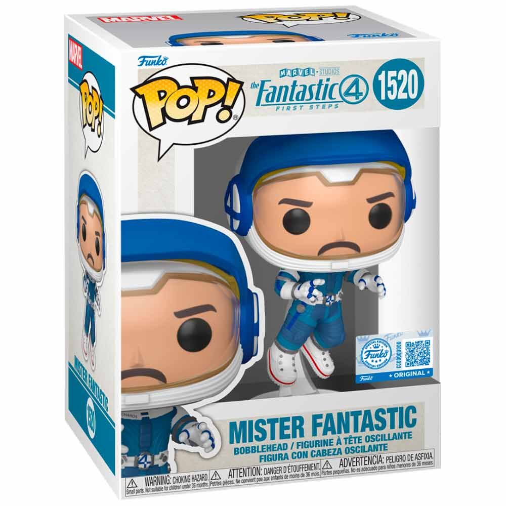 Figura POP Marvel Los 4 Fantasticos Mister Fantastic Frikytopia
