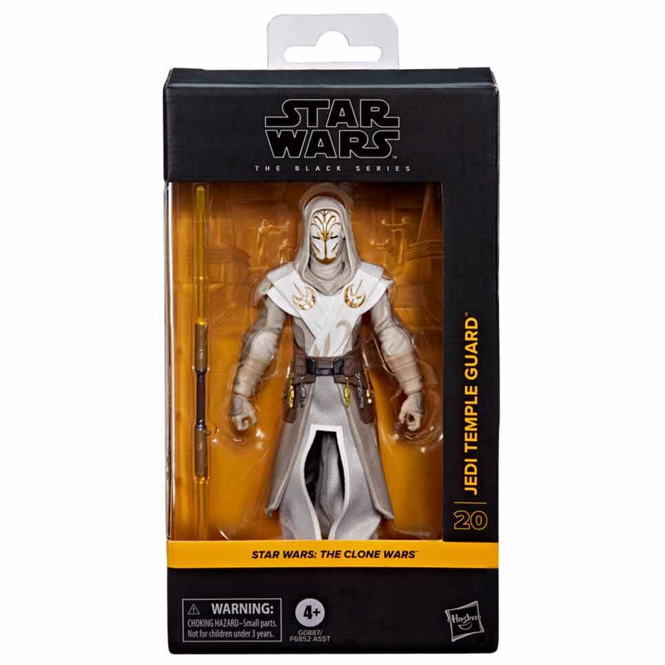 Figura Jedi Temple Guard las Guerras Clon Star Wars 15 cm Frikytopia
