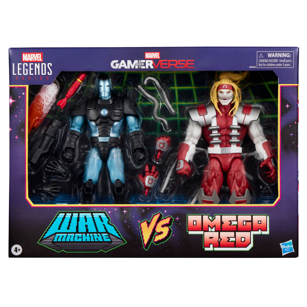 Blister 2 Figuras Marvel's War Machine Vs Marvel's Omega Red Gamerverse Marvel Legends Series 15 cm Frikytopia