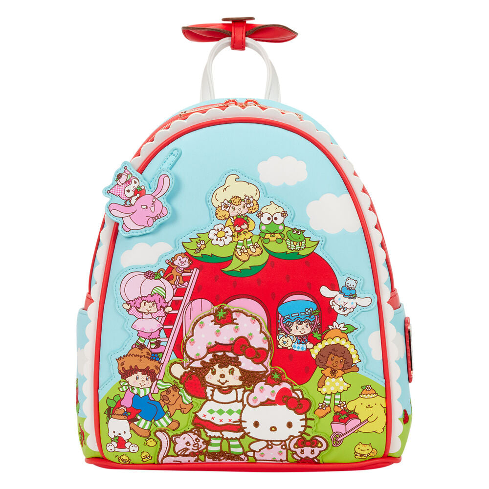 Mochila Shortcake Scented Hello Kitty & Friends x Strawberry Loungefly 26 cm