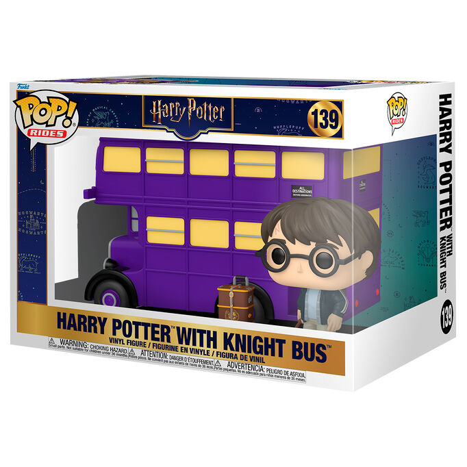 Figura POP Rides Super Deluxe Harry Potter - Harry Potter with Knight Bus Frikytopia
