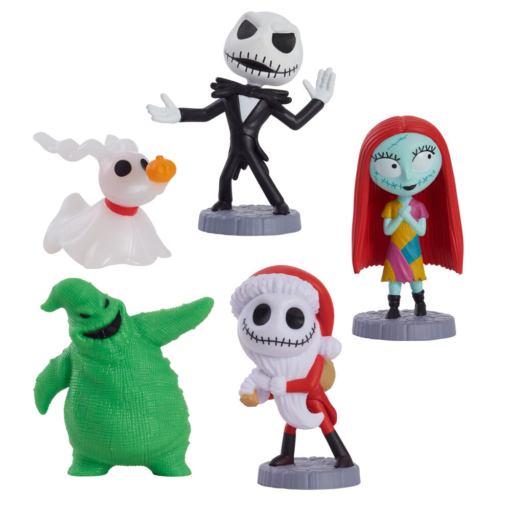 Blister 5 figuras Pesadilla Antes de Navidad Disney Frikytopia