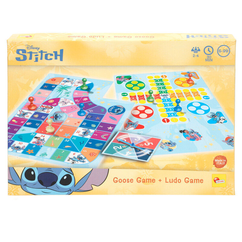 Juego parchis y oca Stitch Disney Frikytopia