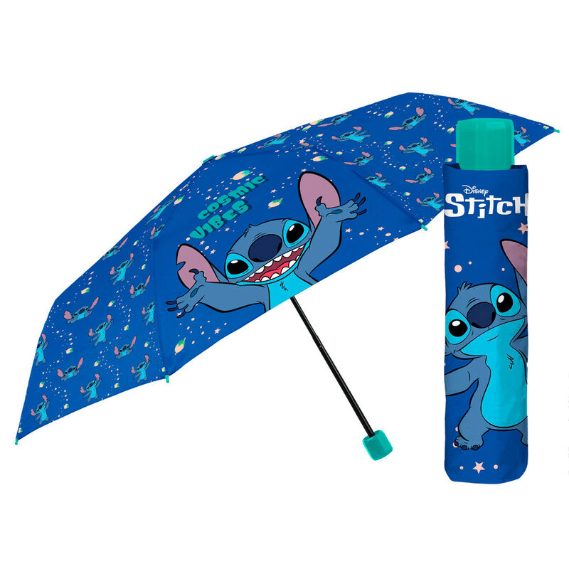 Paraguas Plegable Manual Stitch Disney 50 cm