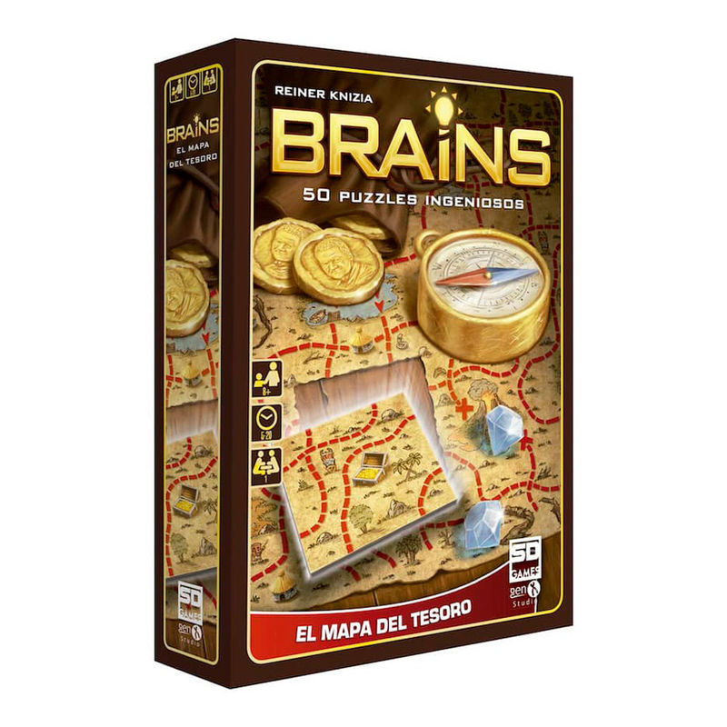 Juego BRAINS mapa del tesoro Frikytopia