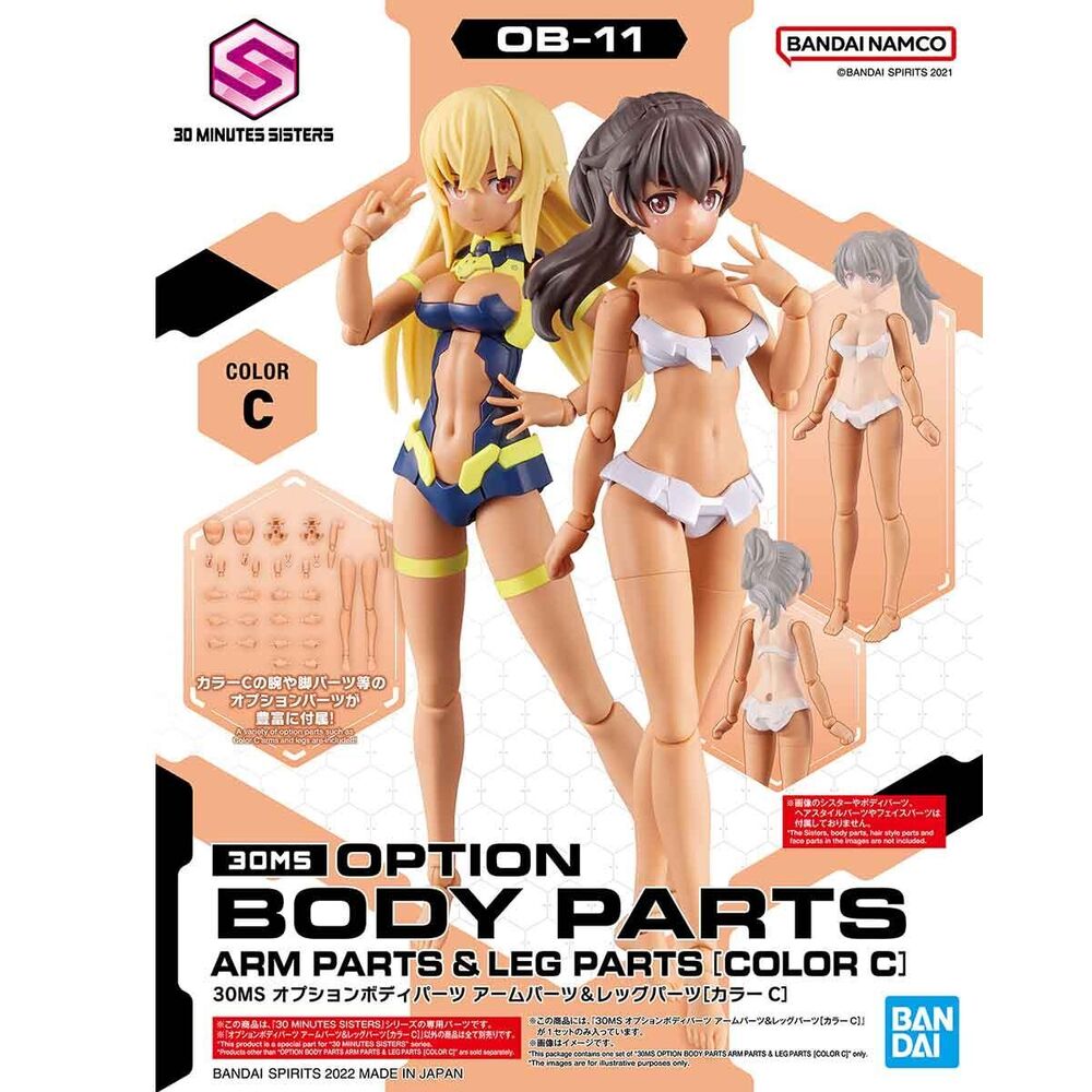 Set Partes Cuerpo Brazos y Piernas 30MS Color C