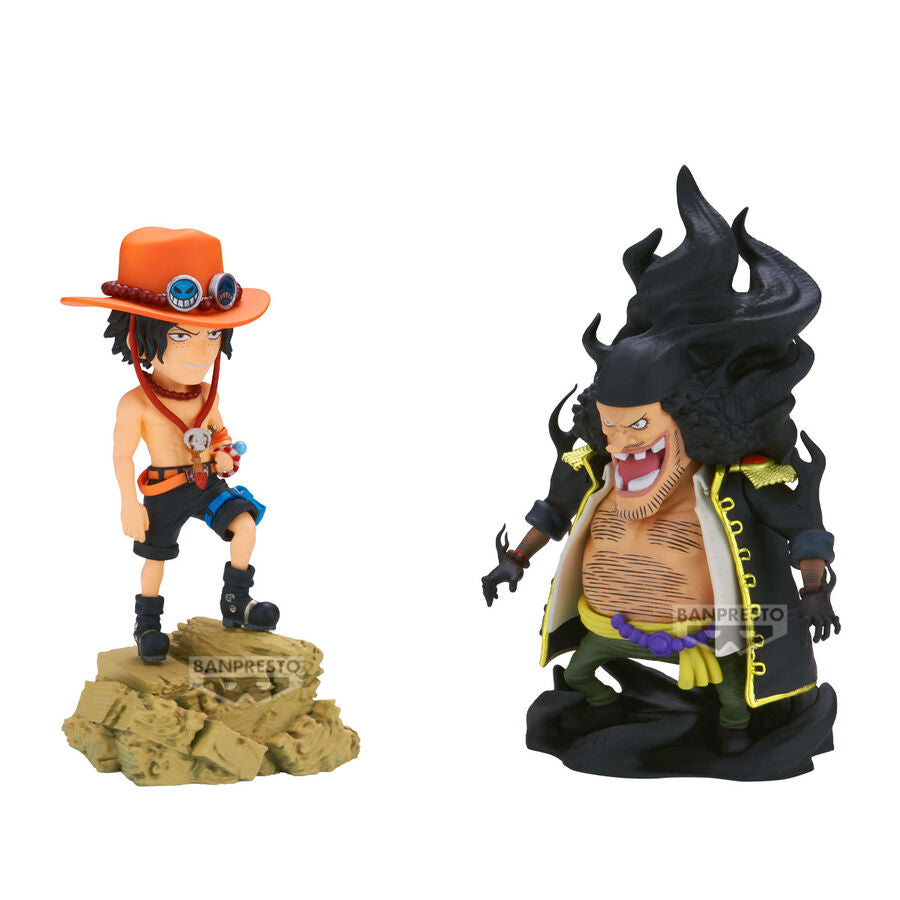 Figura Portgas D.Ace Vs Marshall.D.Teach Log Stories One Piece 8 cm Frikytopia
