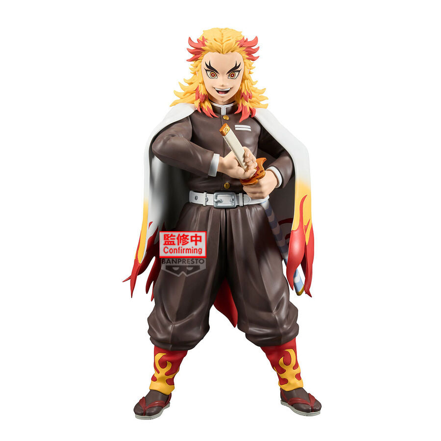 Figura Kyojuro Rengoku Grandista Demon Slayer Kimetsu No Yaiba 24 cm Frikytopia
