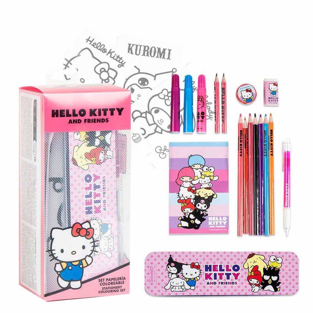 Set papeleria Hello Kitty Frikytopia