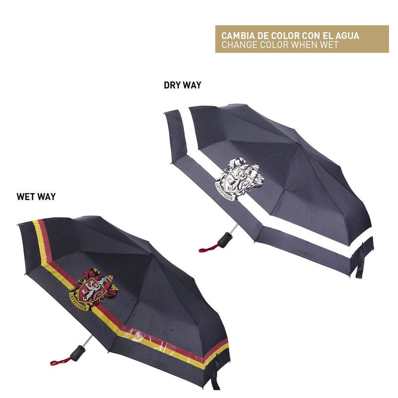 Paraguas Automatico Plegable Griffindor Harry Potter 53 cm Frikytopia