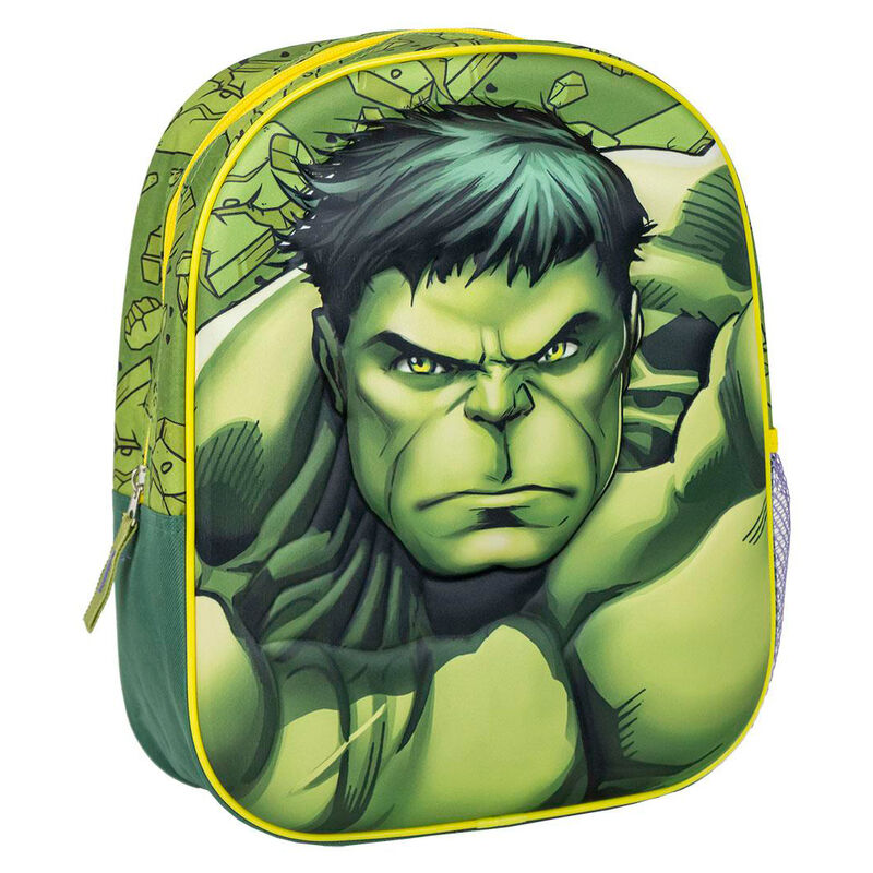 Mochila 3D Hulk los Vengadores Avengers Marvel 31 cm