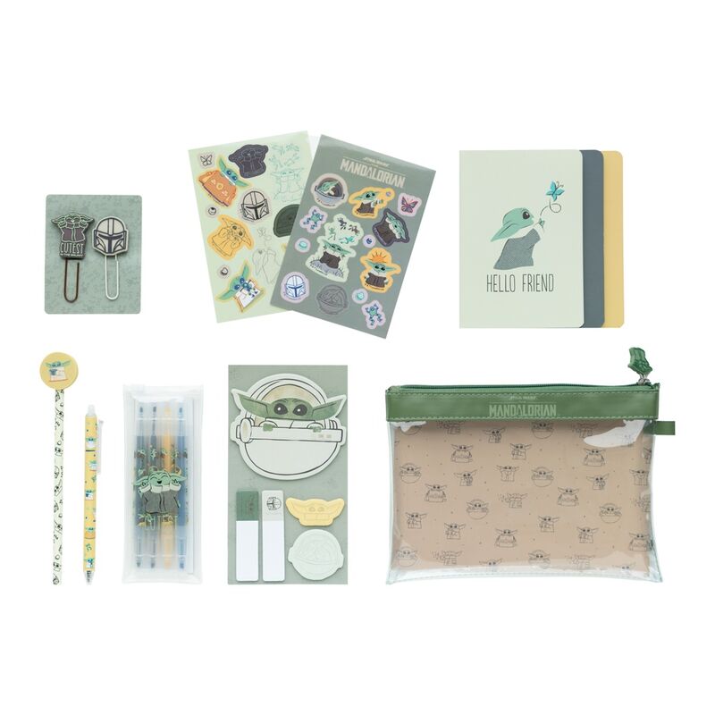 Set papeleria Grogu The Mandalorian Star Wars Frikytopia