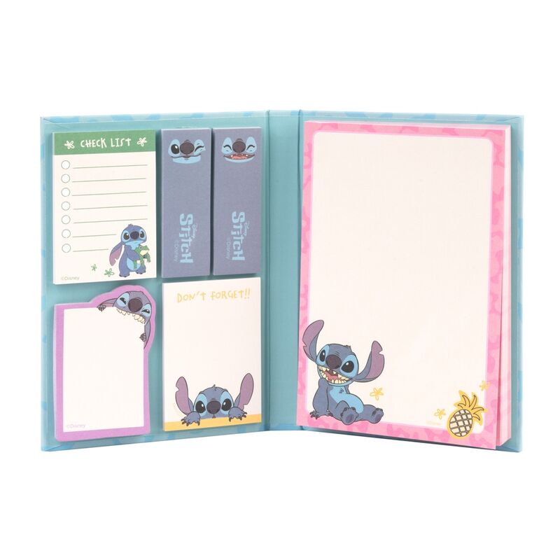 Cuaderno notas adhesivas Stitch Disney Frikytopia