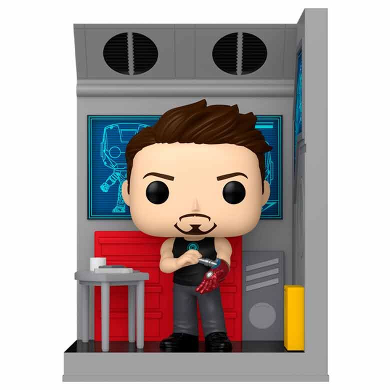 Figura POP Nooks Marvel Tony Stark in His Workshop Frikytopia