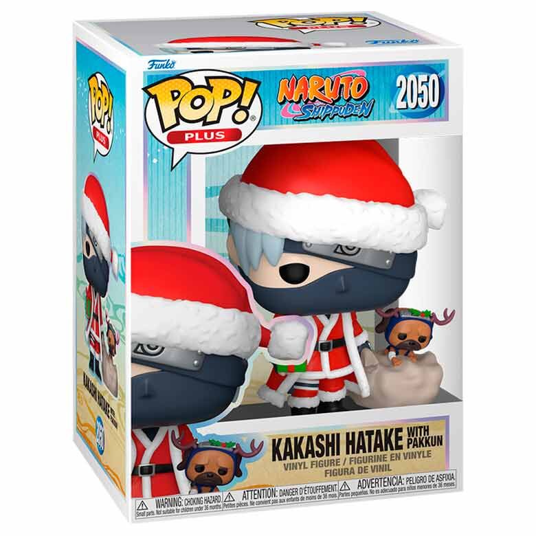 Figura POP Plus Naruto Shippuden Kakashi Hatake with Pakkun Holiday Frikytopia