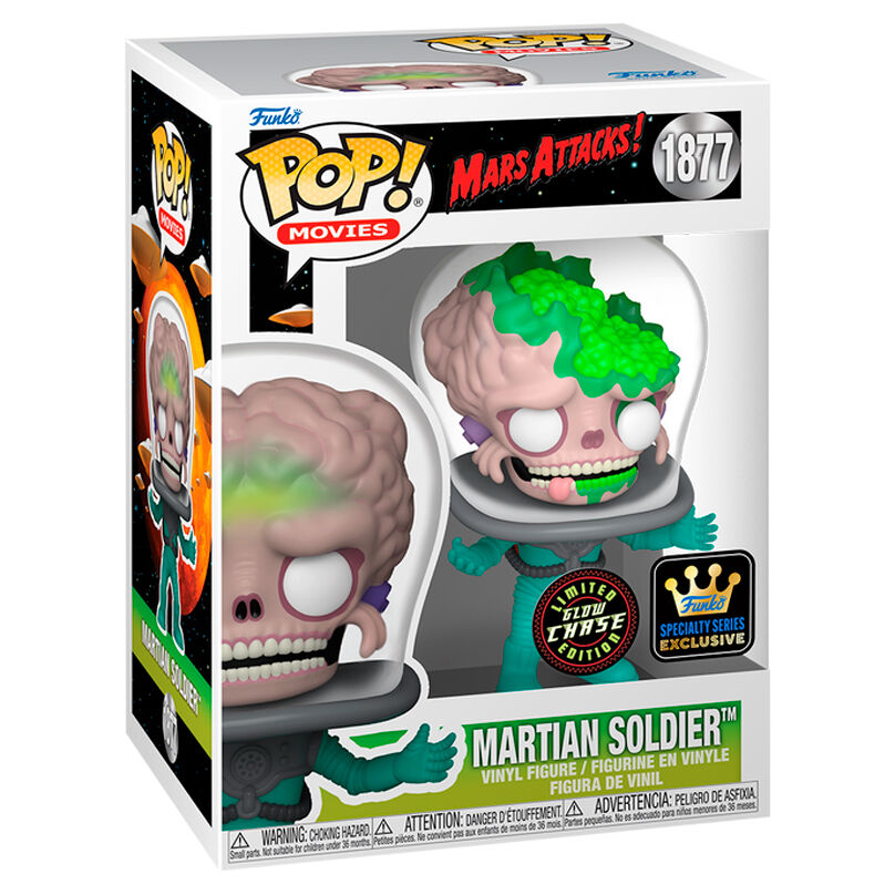 Figura POP Mars Attacks Martian Soldier Exclusive Chase Frikytopia