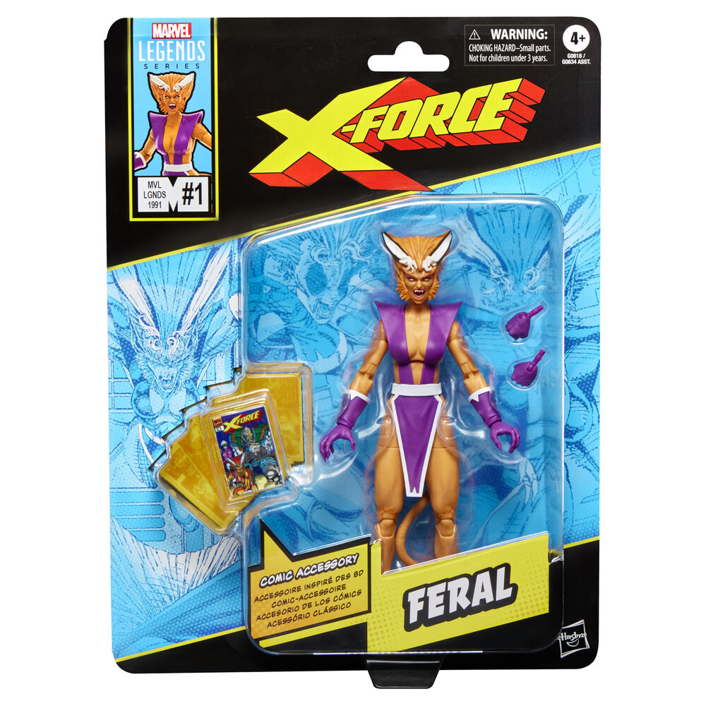 Figura Feral X-Force Marvel Legends Series 15 cm Frikytopia