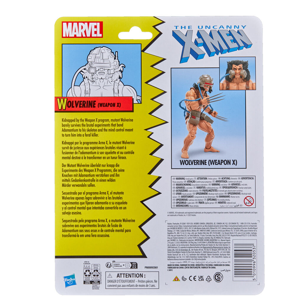 Figura Wolverine Weapon x X-Men Marvel Comics 15 cm