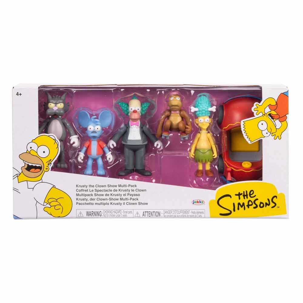 Blister 6 Figuras los Simpsons 7 cm