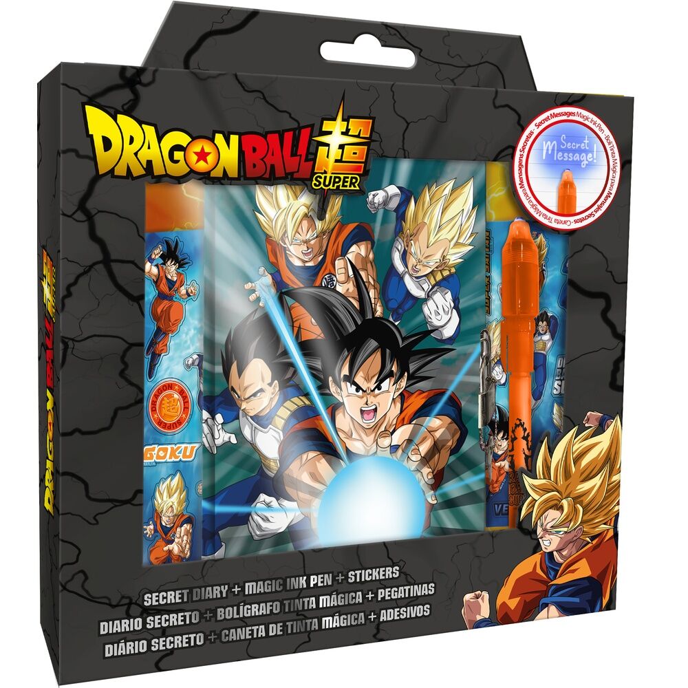 Diario y Bolígrafo Mágico Dragon Ball Super