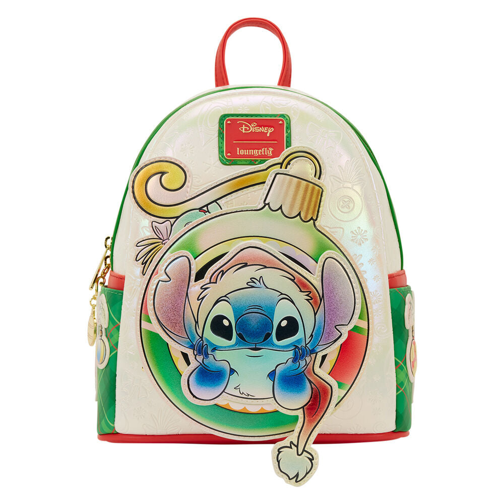 Mochila Holiday Stitch Disney Loungefly 26 cm Frikytopia