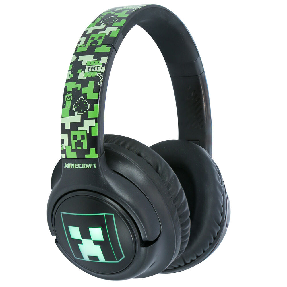 Auriculares Inalambricos LED Minecraft