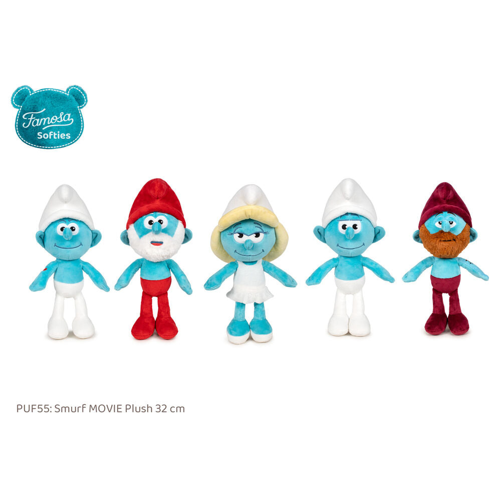 Peluche Fortachon los Pitufos la Pelicula 32 cm