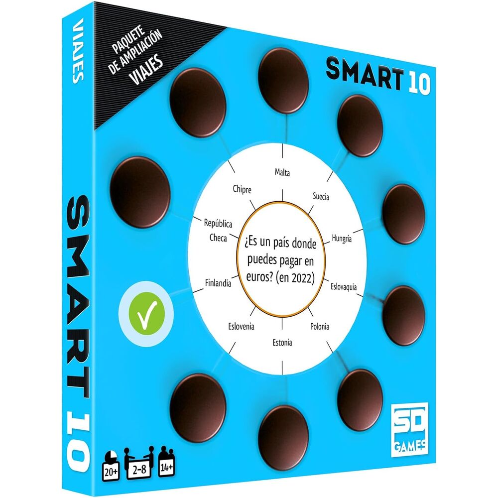 Expansion Viajes Juego Smart 10 español Frikytopia
