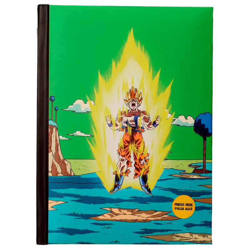 Cuaderno A5 Namek Final Battle Dragon Ball Z con Luz Frikytopia