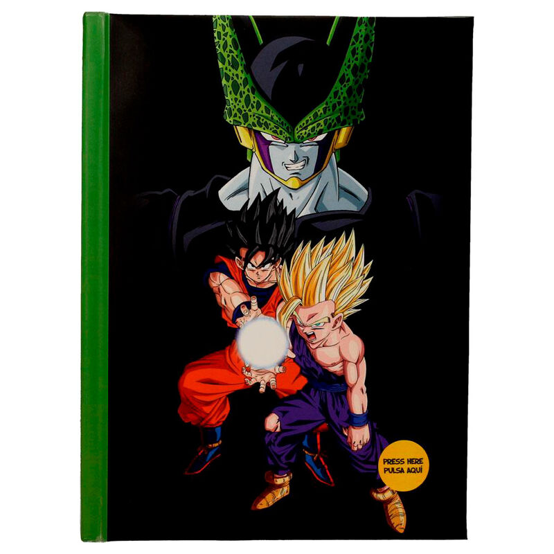 Cuaderno A5 Cell Final Battle Dragon Ball Z con Luz Frikytopia
