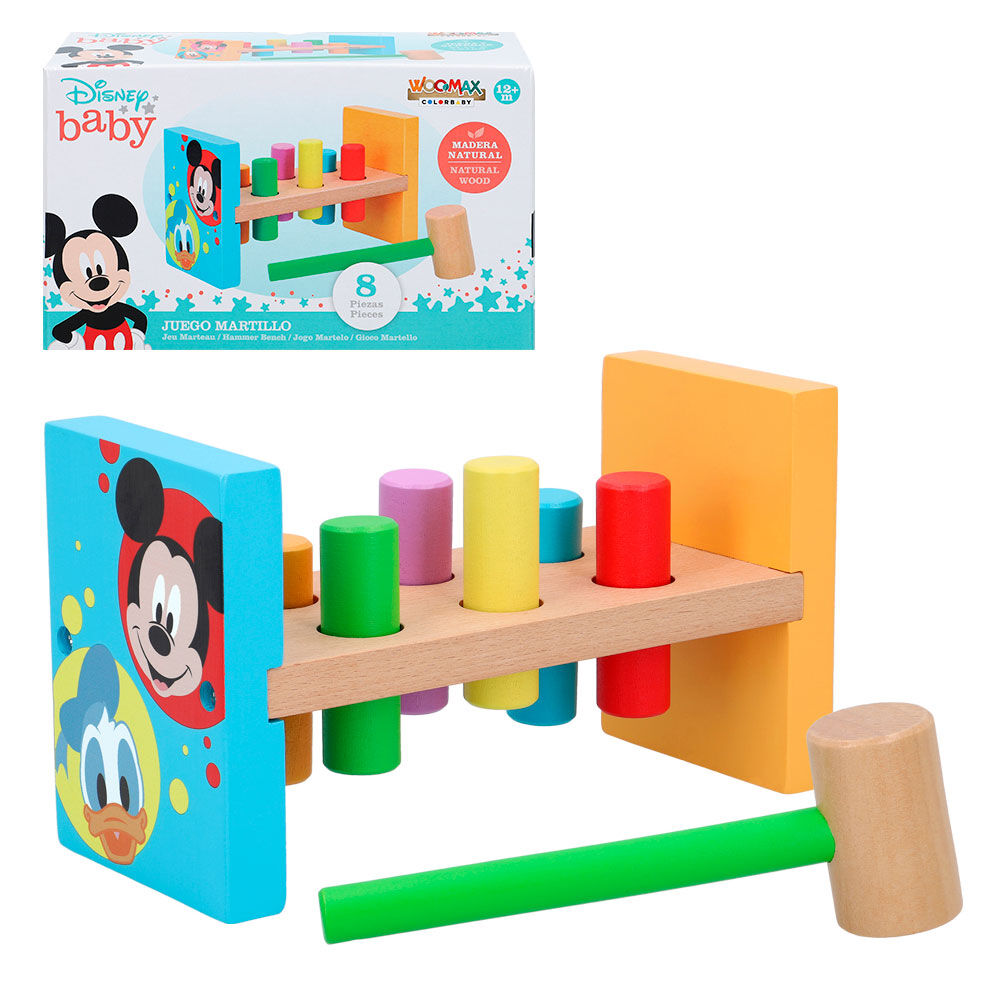Juego Martillo Baby Disney madera Frikytopia