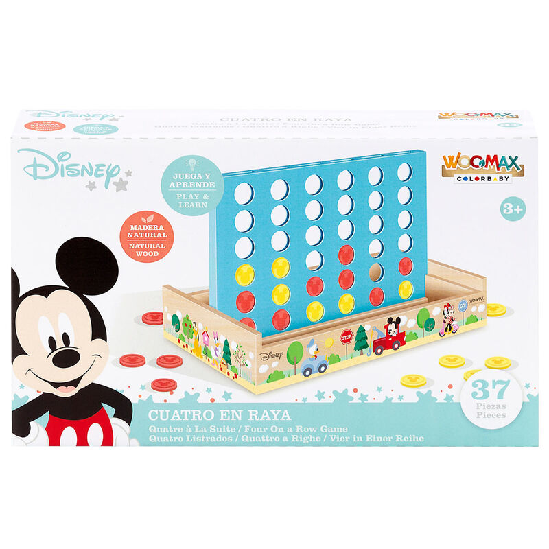 Juego Cuatro en Raya madera Disney Frikytopia